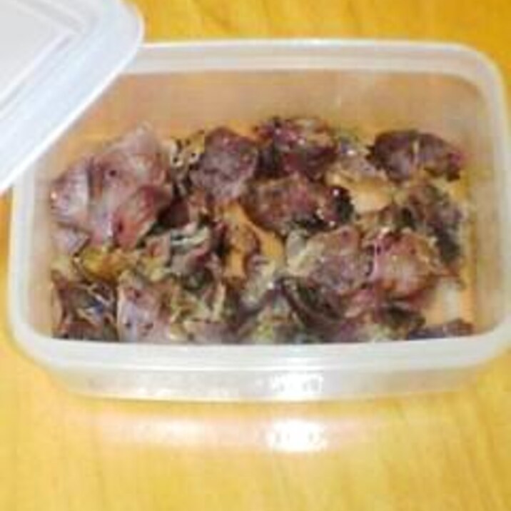 砂肝ジャーキー レシピ 作り方 By にた まご 楽天レシピ